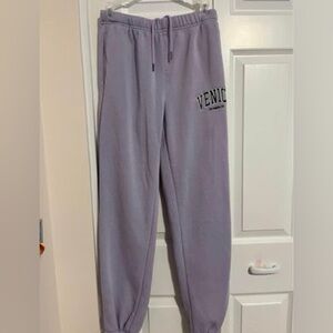 Lavander sweat pants